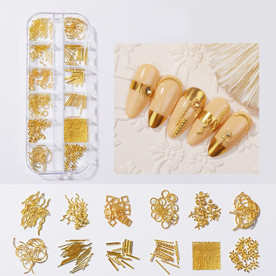 Stickers de Uñas con Diamantes y Perlas Mariposa - Decoración Brillante - Image 27