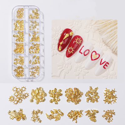 Stickers de Uñas con Diamantes y Perlas Mariposa - Decoración Brillante - Image 37