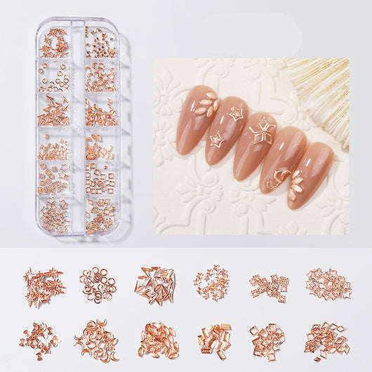 Stickers de Uñas con Diamantes y Perlas Mariposa - Decoración Brillante - Image 42