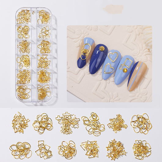 Stickers de Uñas con Diamantes y Perlas Mariposa - Decoración Brillante - Image 43