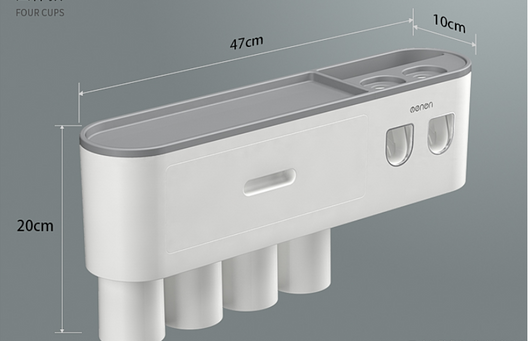 Portacepillos de Pared Premium con Vaso Enjuague Integrado - Image 20