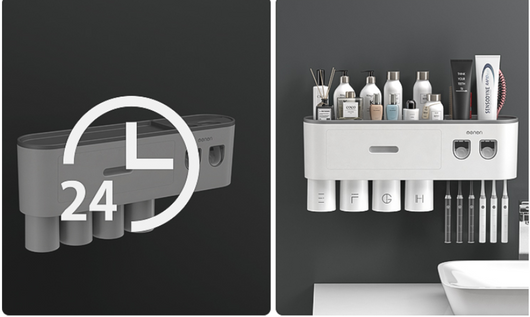 Portacepillos de Pared Premium con Vaso Enjuague Integrado - Image 27