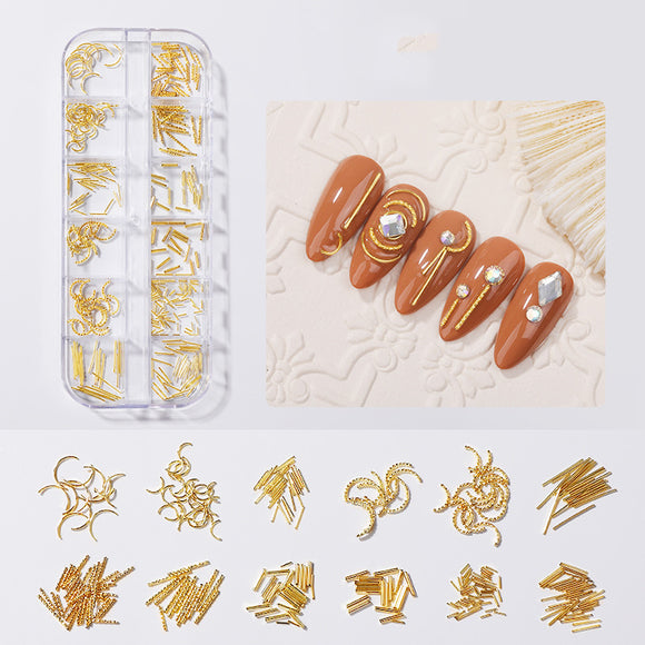 Stickers de Uñas con Diamantes y Perlas Mariposa - Decoración Brillante