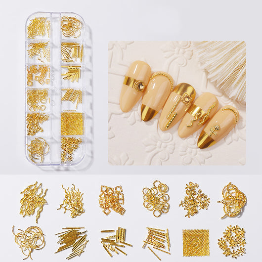 Stickers de Uñas con Diamantes y Perlas Mariposa - Decoración Brillante - Image 4