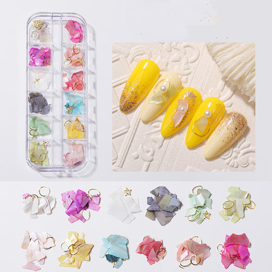 Stickers de Uñas con Diamantes y Perlas Mariposa - Decoración Brillante - Image 15
