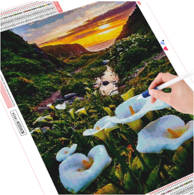 Cuadro de Diamantes Paisaje - Pintura DIY para Decoración del Hogar - Image 10