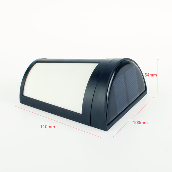 Luz Solar de Pared 6 LED para Jardín - Iluminación Decorativa Exterior con Sensor