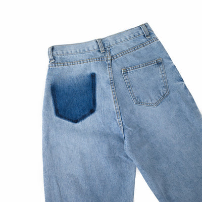 Jeans Mujer con Detalles Fluorescentes y Cortes Asimétricos - Image 14