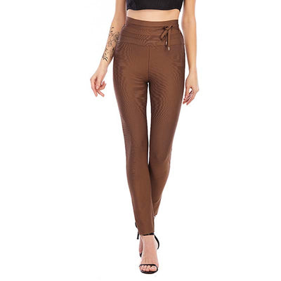 Pantalones Cropped Talle Alto Ajustado - Image 3