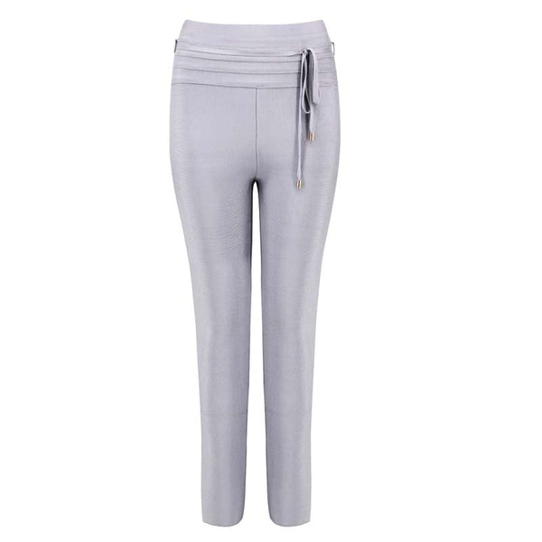 Pantalones Cropped Talle Alto Ajustado