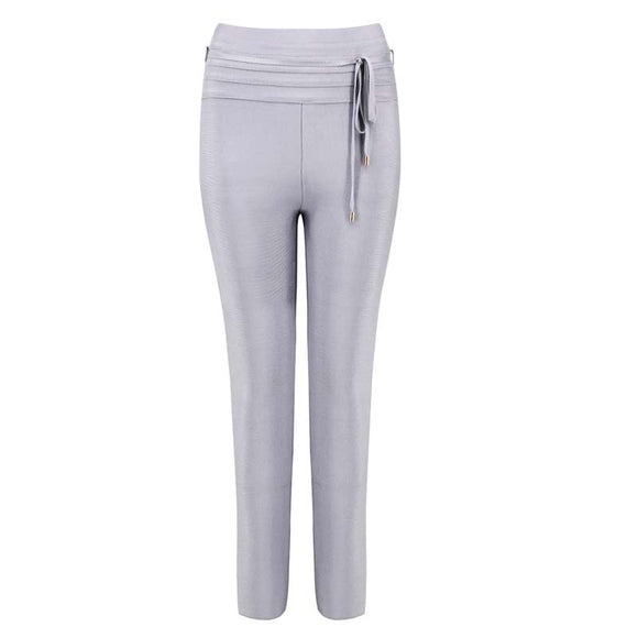 Pantalones Cropped Talle Alto Ajustado