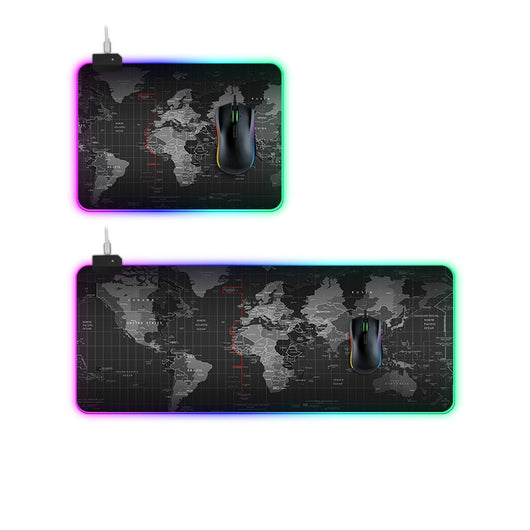 Mousepad RGB Iluminado Premium con Bordes Reforzados y Modos de Luz Colorida - Image 6