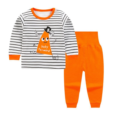 Conjunto de Ropa Otoñal para Bebé con Protector de Vientre y Cintura Alta