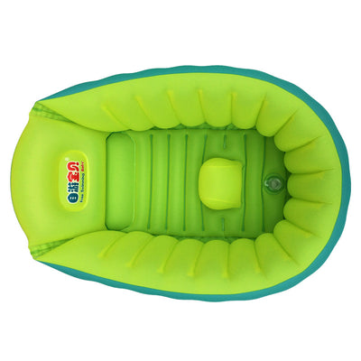 Bañera Inflable Plegable para Bebé con Diseño Floral - Image 5