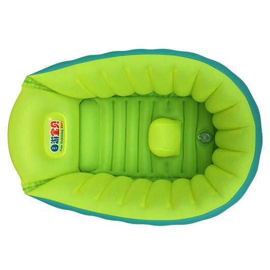 Bañera Inflable Plegable para Bebé con Diseño Floral - Image 5