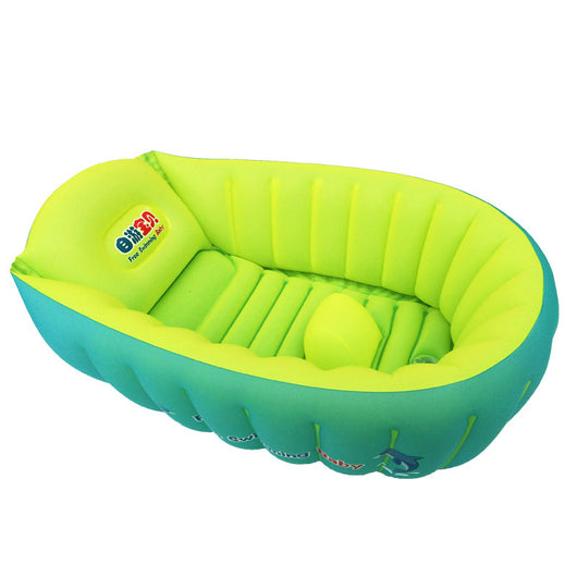 Bañera Inflable Plegable para Bebé con Diseño Floral - Image 4