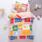 Juego de Edredón Infantil para Guardería - Set de 6 Piezas 100% Algodón con Núcleo Acolchado