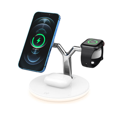Cargador Inalámbrico Magnético 3 en 1 de 15W para Apple MagSafe - Image 2