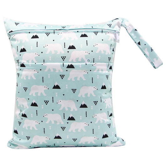 Bolsa Impermeable para Pañales con Doble Cierre y Estampados - Image 5