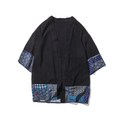 Cardigan Tang Retro de Algodón y Lino para Hombre - Image 5