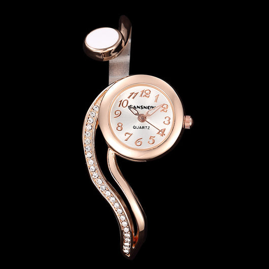 Reloj Pulsera Dama Esfera Pequeña con Diamantes - Image 5