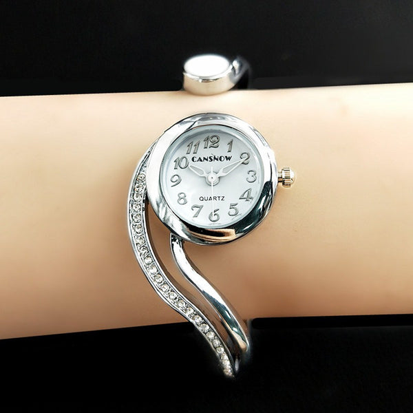 Reloj Pulsera Dama Esfera Pequeña con Diamantes