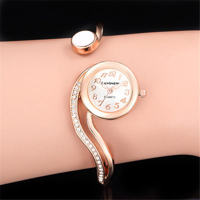 Reloj Pulsera Dama Esfera Pequeña con Diamantes - Image 2