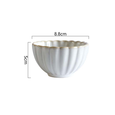 Vajilla de Cerámica Esmaltada con Diseño de Encaje Delicado - Image 7