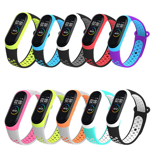 Pulsera Inteligente Mi Band 4 con Correa Deportiva Dual Color - Compatible Universal