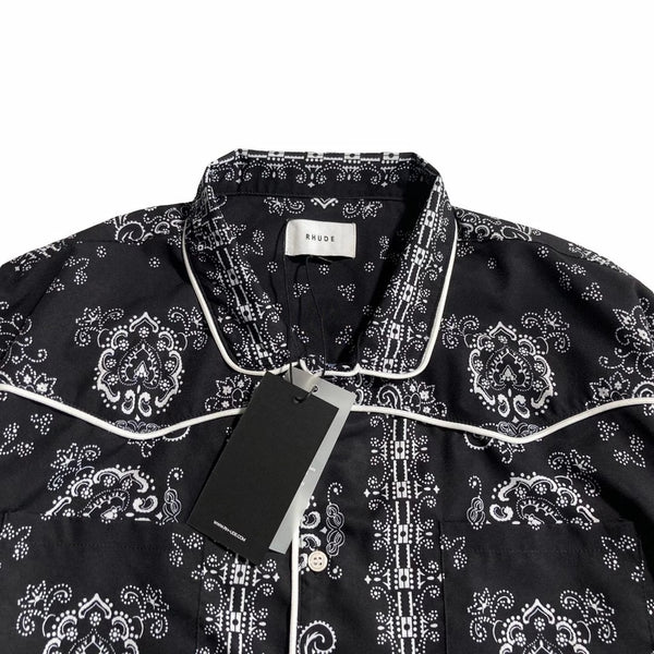 Camisa Estampada de Manga Larga con Botones - Diseño Floral Cashew