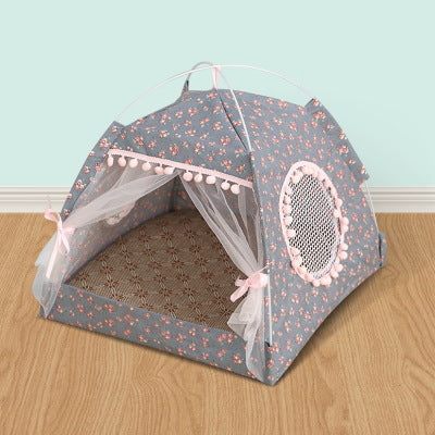 Arenero Portátil para Gatos y Perros con Carpa Desmontable y Lavable - Image 9