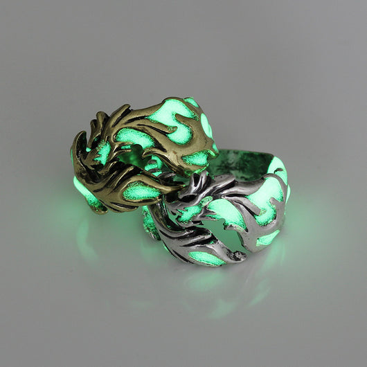 Anillo Luminoso Unisex Dragón Que Brilla en la Oscuridad - Hipoalergénico - Image 11