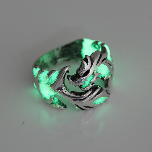 Anillo Luminoso Unisex Dragón Que Brilla en la Oscuridad - Hipoalergénico - Image 12
