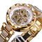 Reloj Automático de Lujo para Mujer Forsining - Acero Inoxidable Dorado Rosa con Cristales