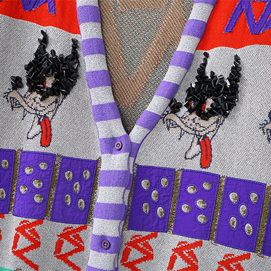 Aguja de Bordado Industrial con Cuentas Decorativas y Diseño Jacquard - Image 7