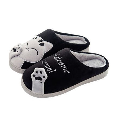 Pantuflas Invierno para Mujer Diseño Gato Cartoon - Cómodas y Cálidas para Casa - Image 3