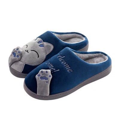 Pantuflas Invierno para Mujer Diseño Gato Cartoon - Cómodas y Cálidas para Casa - Image 4