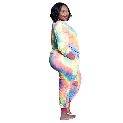 Conjunto Dos Piezas Estampado Animal Print Leopardo y Tie-Dye para Mujer - Image 10