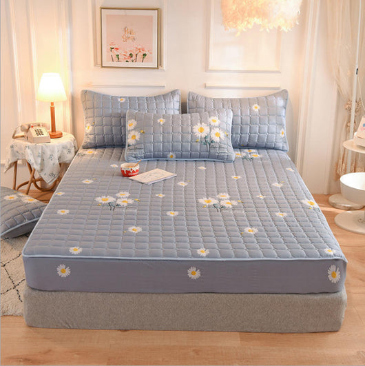 Juego de Sábanas Acolchadas Premium con Funda de Almohada Quilted - Image 25