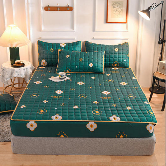 Juego de Sábanas Acolchadas Premium con Funda de Almohada Quilted - Image 23