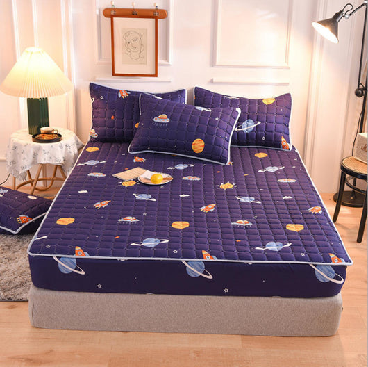 Juego de Sábanas Acolchadas Premium con Funda de Almohada Quilted - Image 7