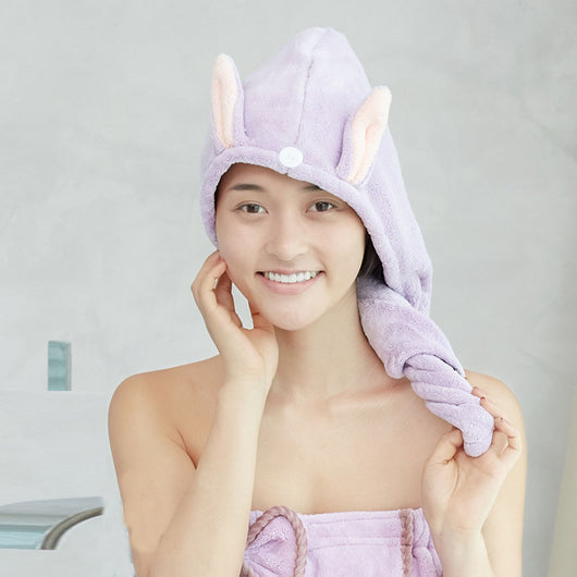 Toalla Turbante Absorbente para Cabello - Gorro Secador Rápido - Image 4