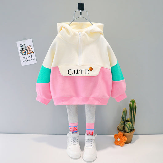 Conjunto Infantil de Dos Piezas Estilo Occidental para Niñas - Image 3