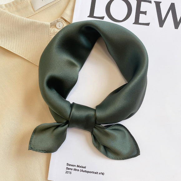 Pañuelo de Seda Mulberry para Proteger la Cervical - Cuadrado Pequeño