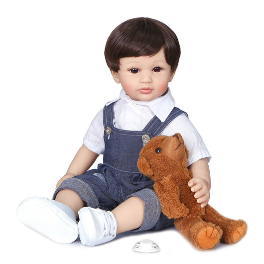 Muñeca Bebé Reborn Realista 60 cm - Niño con Detalles Auténticos - Image 7