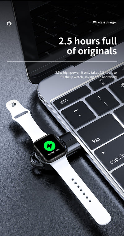 Cargador Inalámbrico USB Portátil para Reloj con Carga Rápida - Image 18