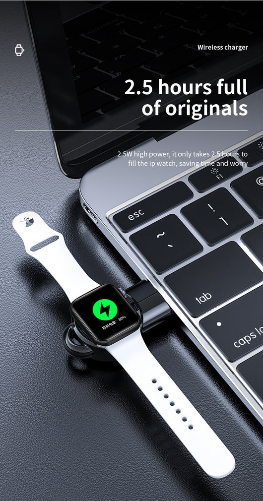 Cargador Inalámbrico USB Portátil para Reloj con Carga Rápida - Image 18
