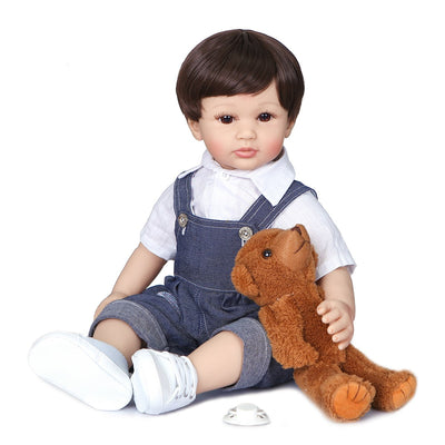 Muñeca Bebé Reborn Realista 60 cm - Niño con Detalles Auténticos