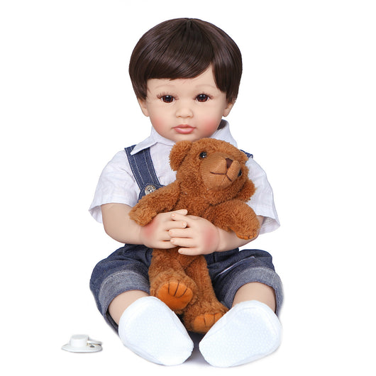 Muñeca Bebé Reborn Realista 60 cm - Niño con Detalles Auténticos - Image 5
