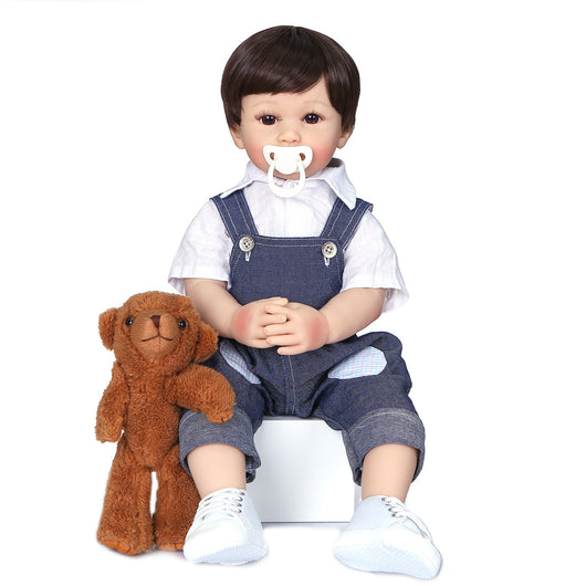 Muñeca Bebé Reborn Realista 60 cm - Niño con Detalles Auténticos - Image 4